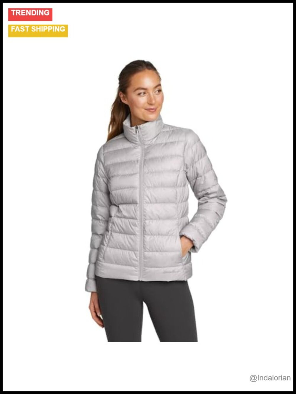 Ultralight Packable Down Jacket 650 Insulation Water Repellent Long Sleeve
